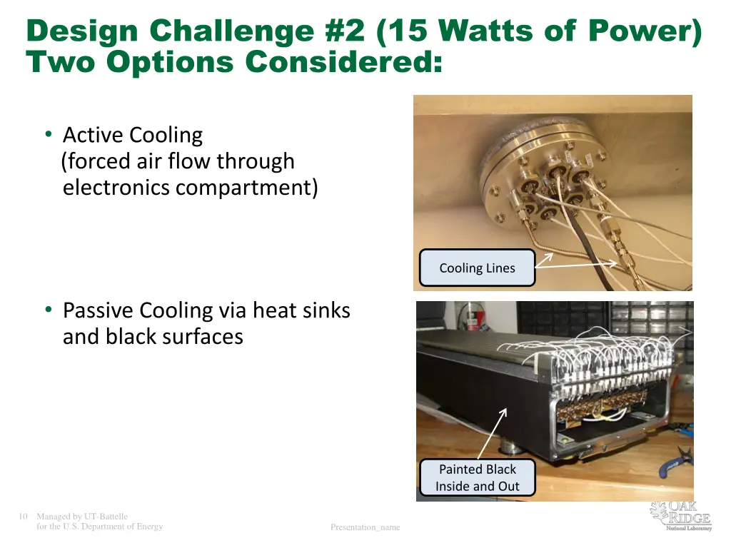 design challenge 2 15 watts of power two options