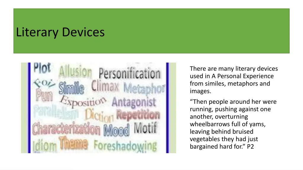 literary devices literary devices