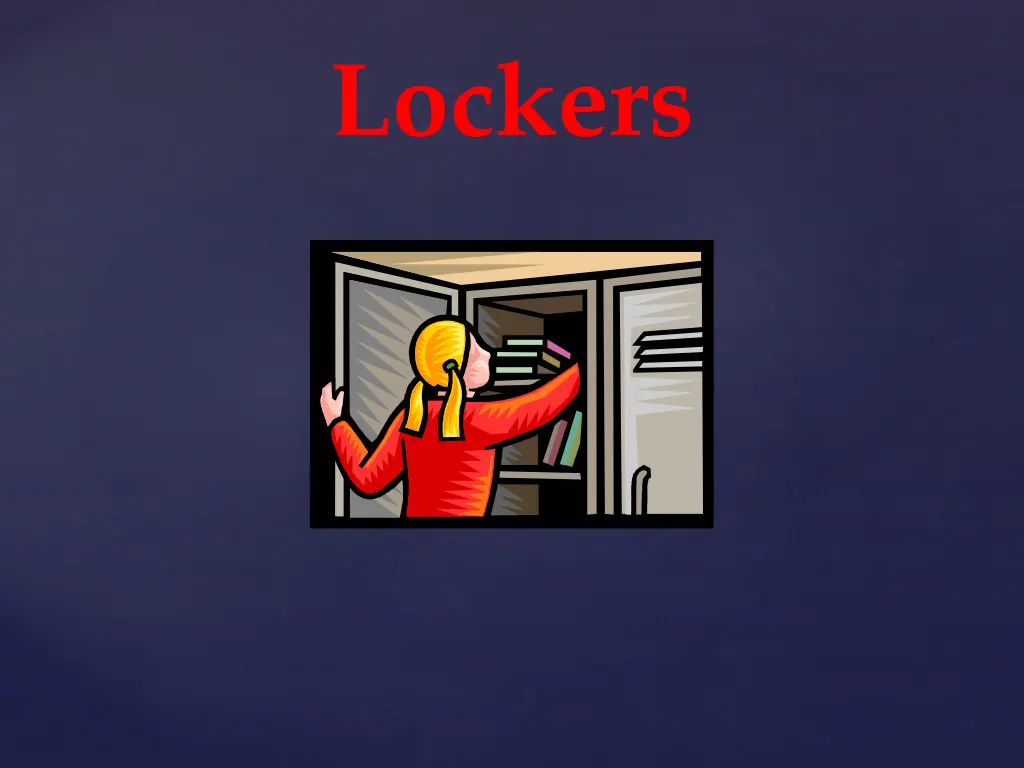 lockers