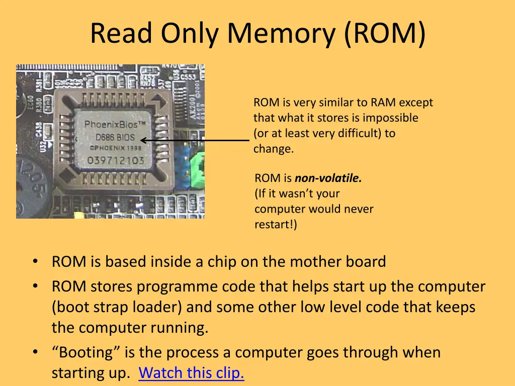 read only memory rom