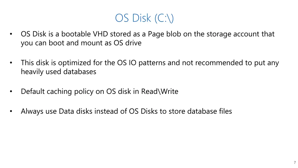 os disk c