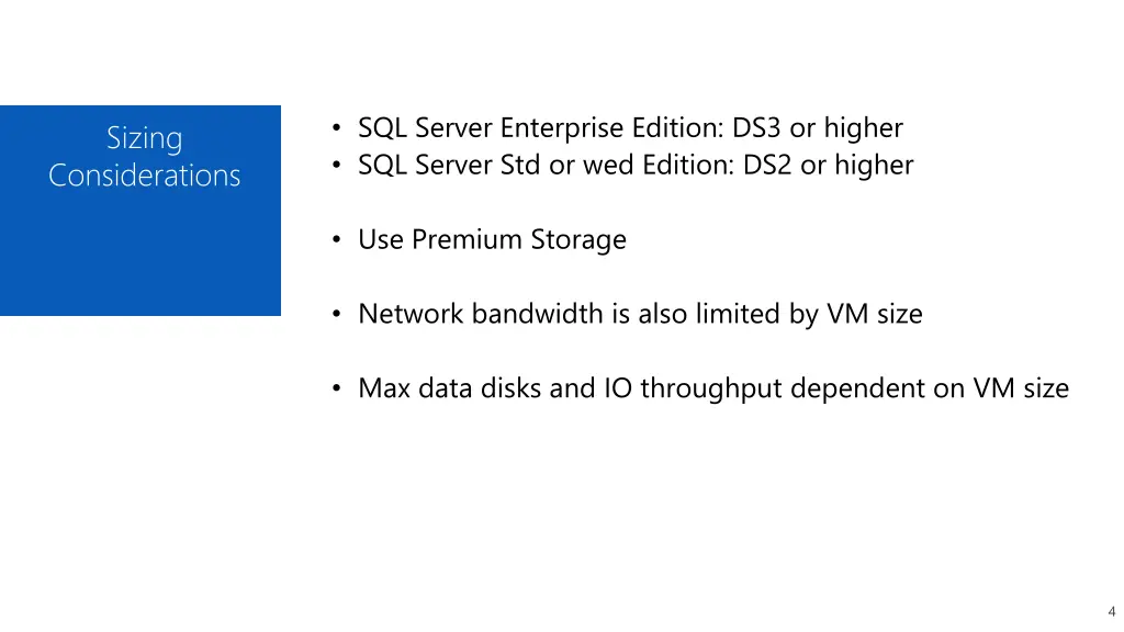 sql server enterprise edition ds3 or higher