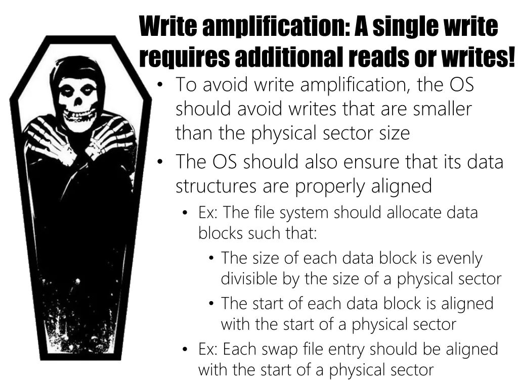 write amplification a single write requires