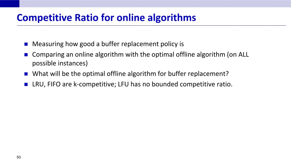 competitive ratio for online algorithms