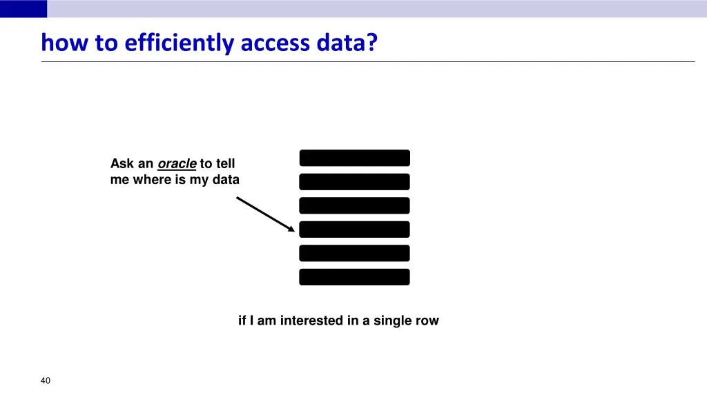 how to efficiently access data 3