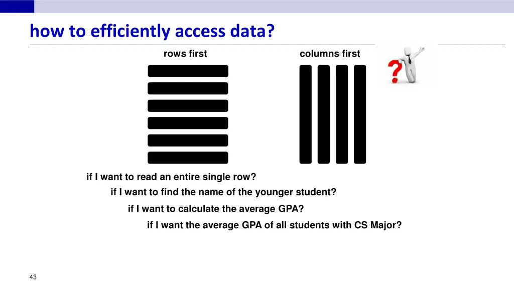 how to efficiently access data 5