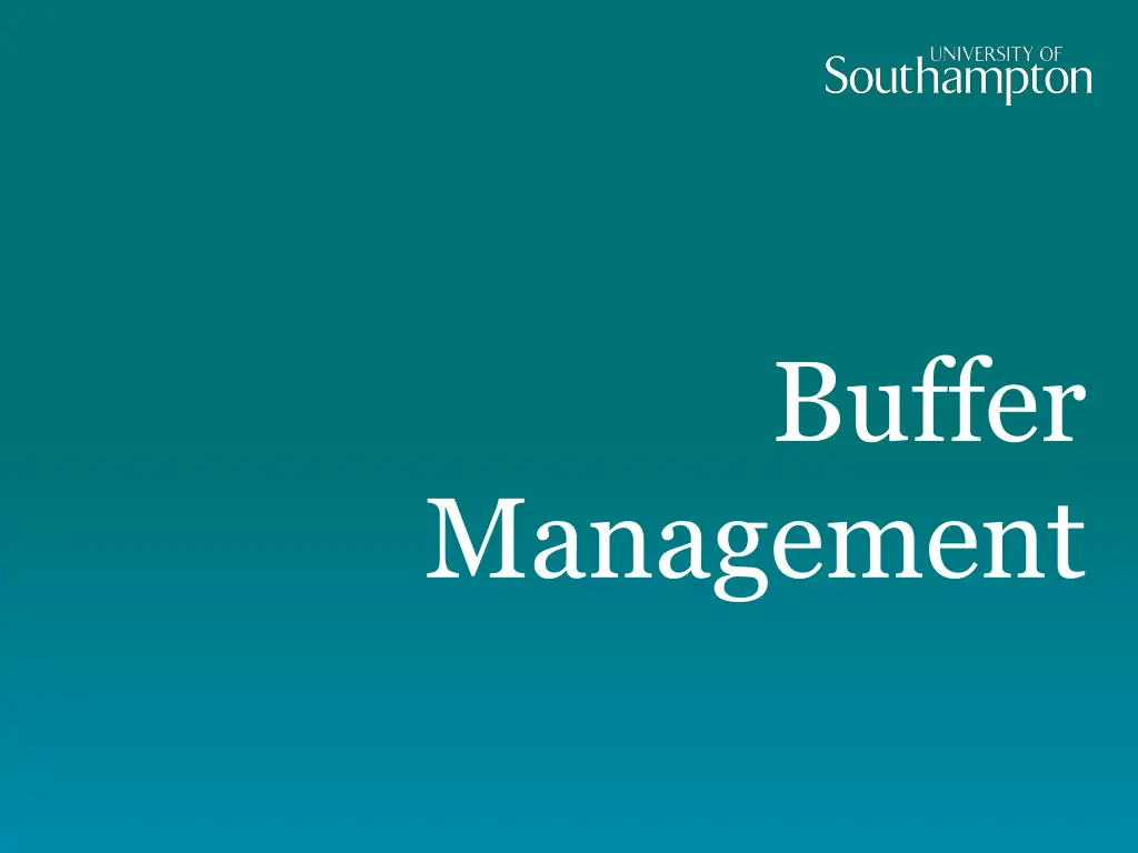 buffer