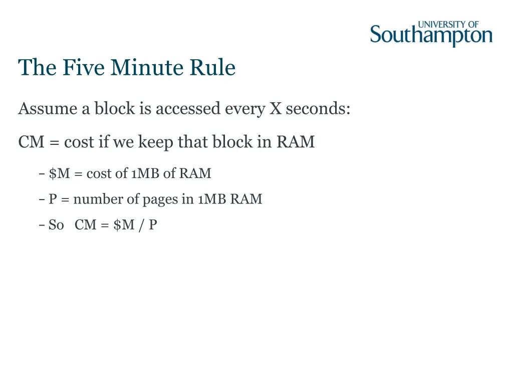 the five minute rule 4