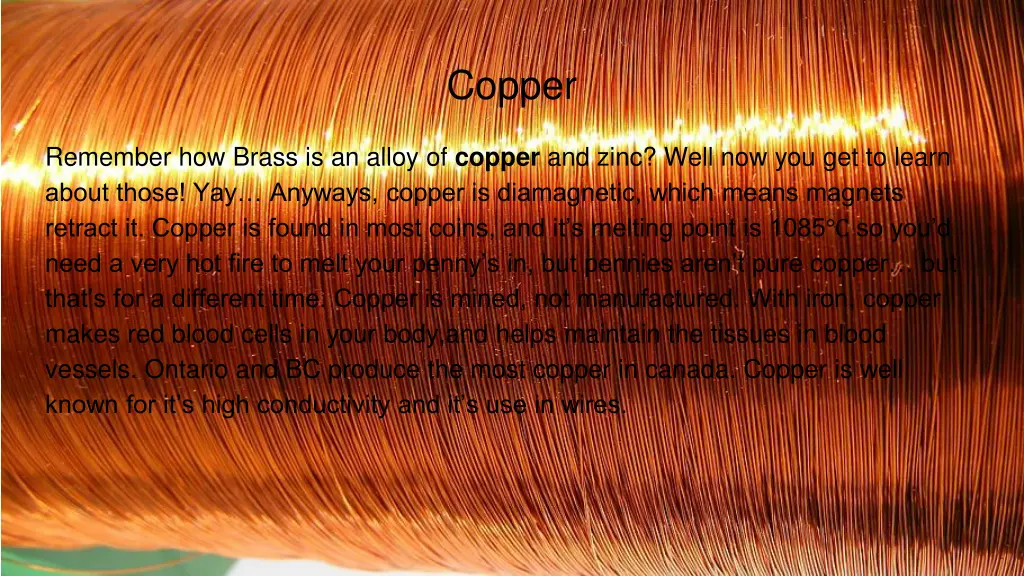 copper