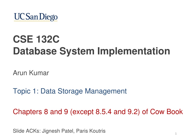 cse 132c database system implementation