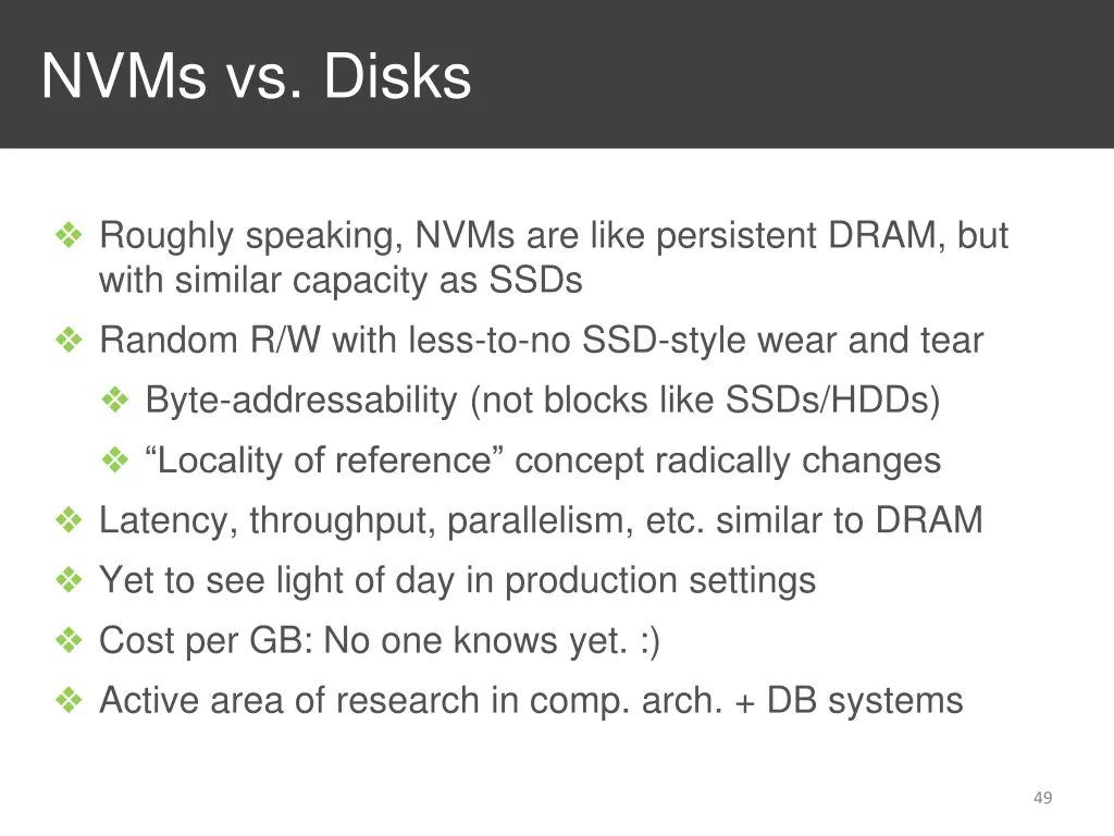 nvms vs disks