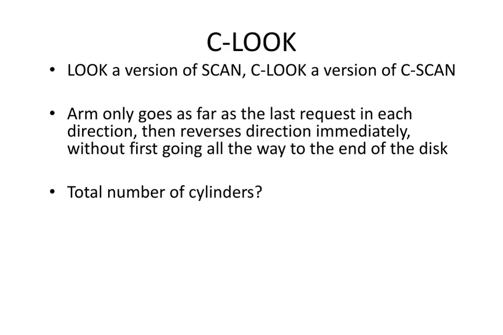 c look