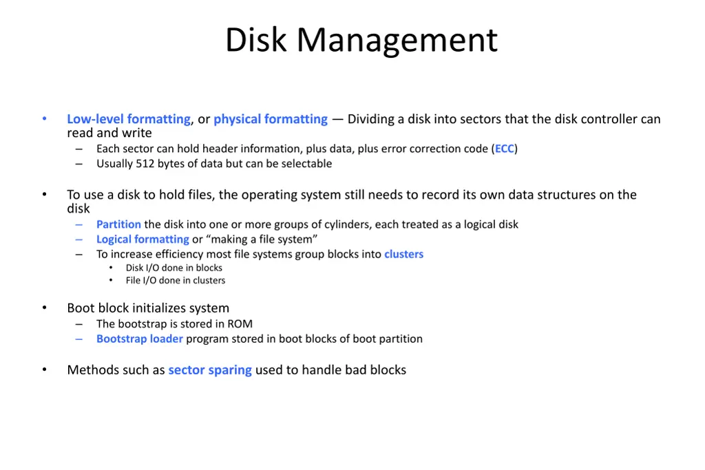 disk management