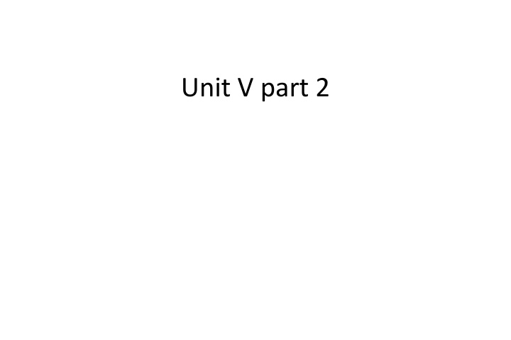 unit v part 2
