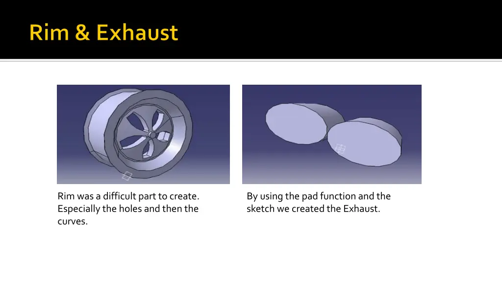 rim was a difficult part to create especially