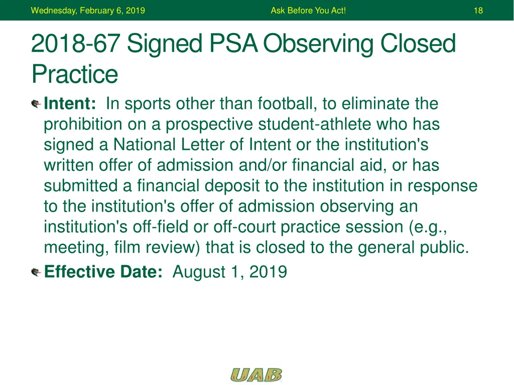 wednesday february 6 2019 17