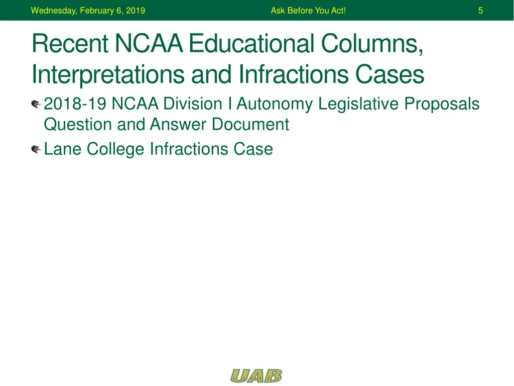 wednesday february 6 2019 4