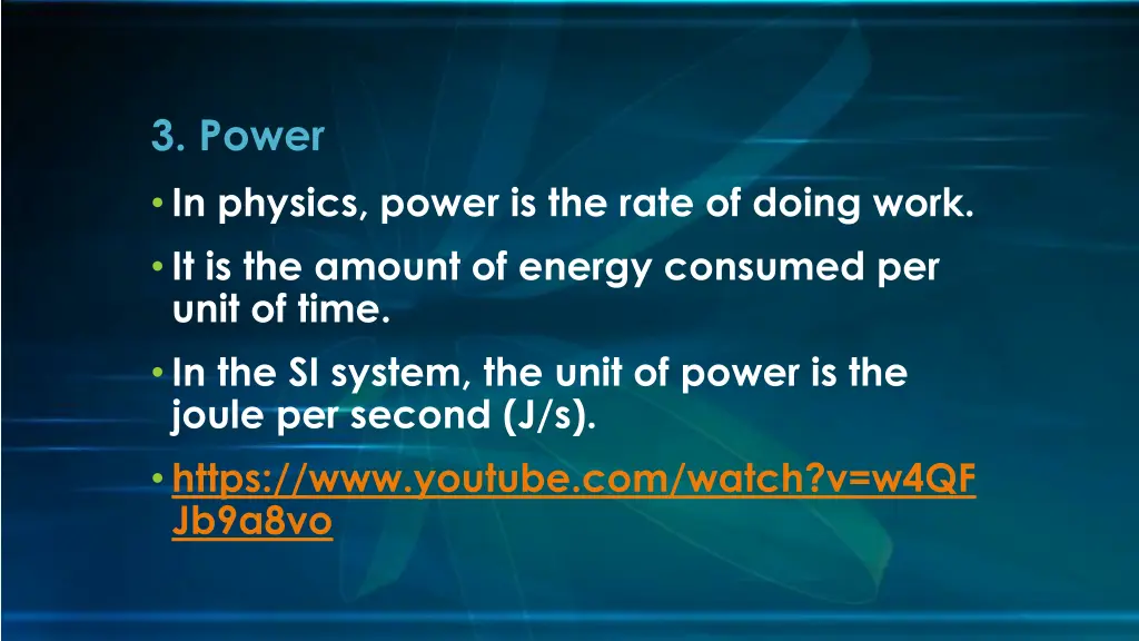 3 power