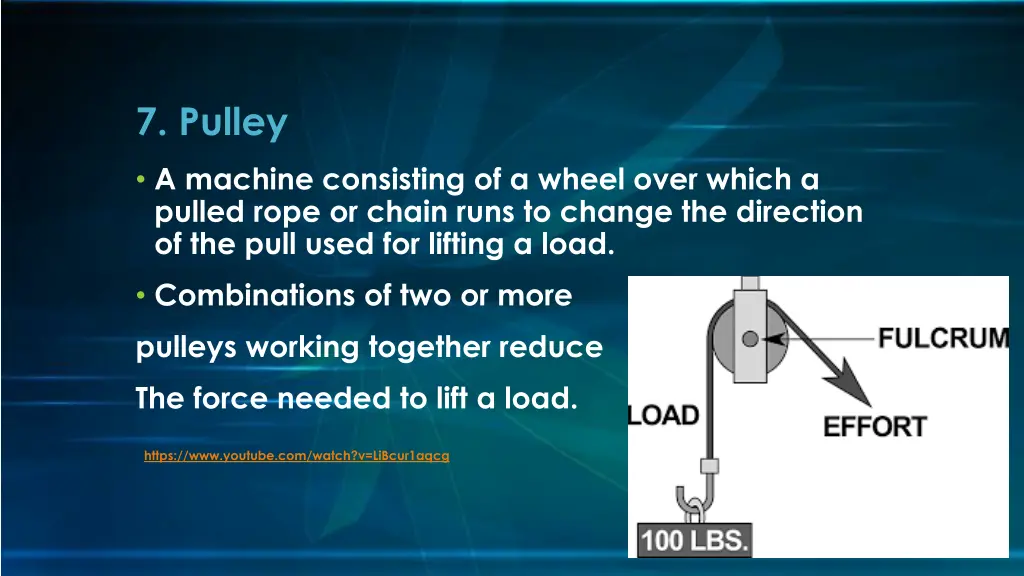 7 pulley