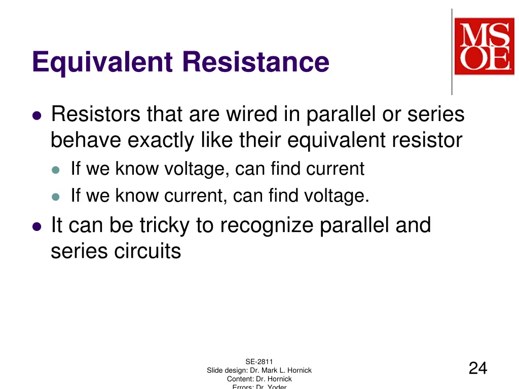 equivalent resistance