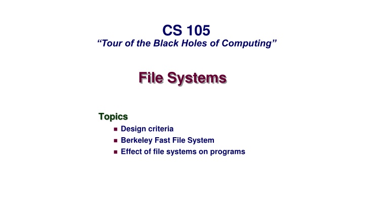 cs 105