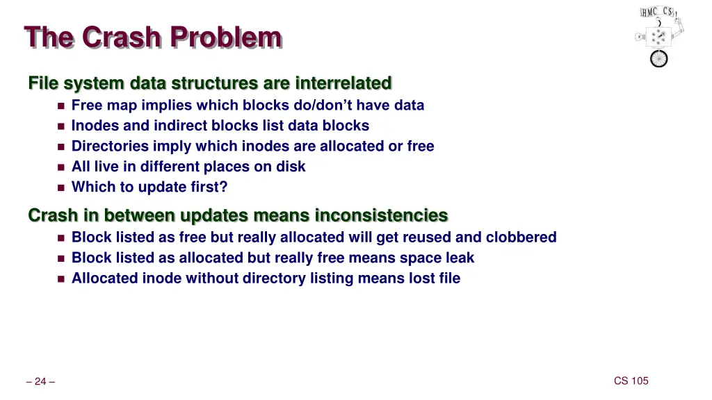the crash problem