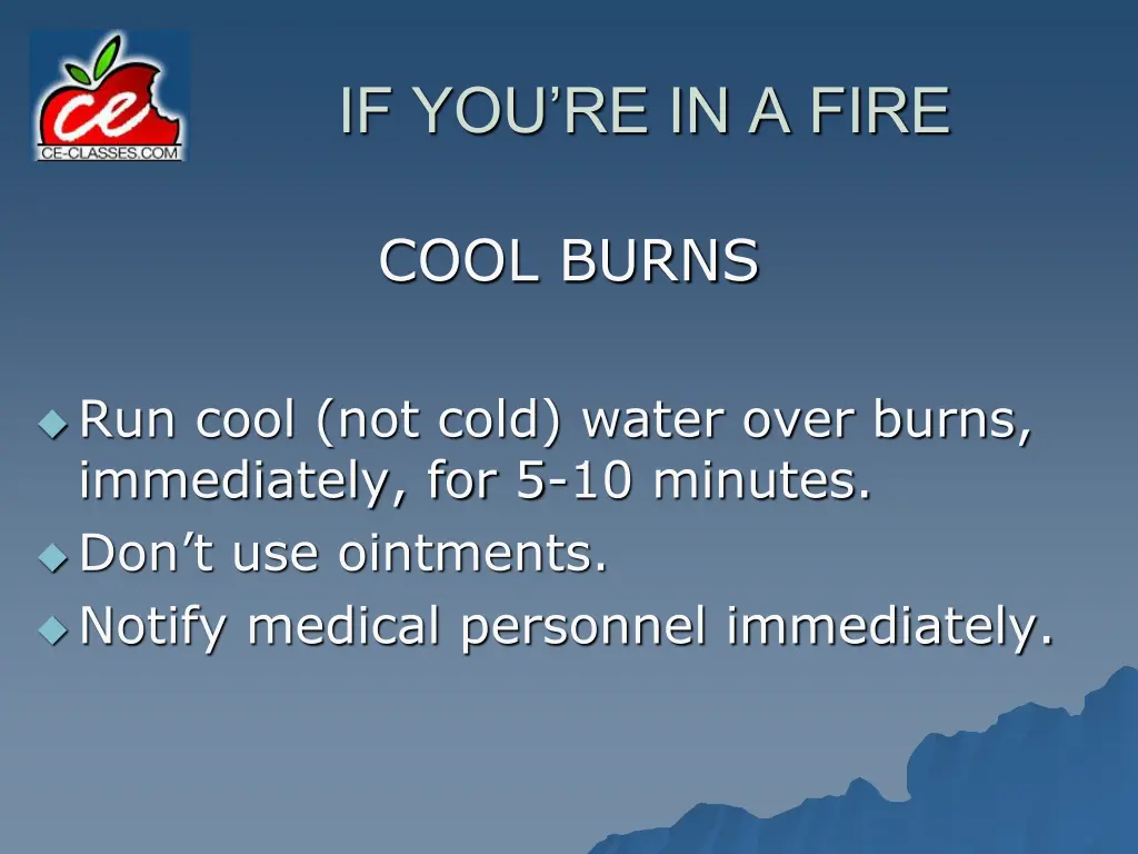 if you re in a fire 8