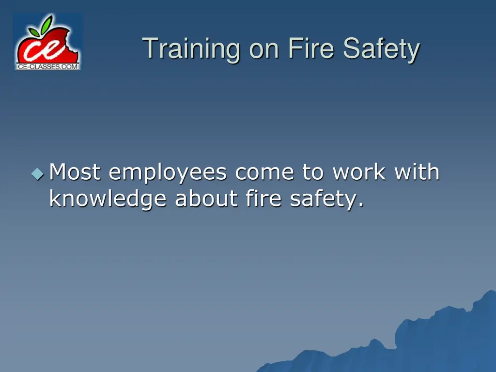 training on fire safety 2