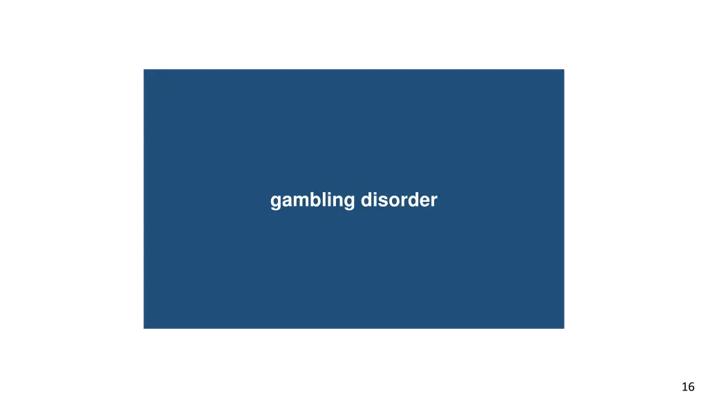 complex cell gambling disorder