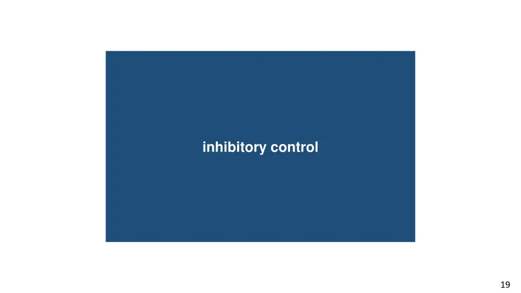 convergence inhibitory control