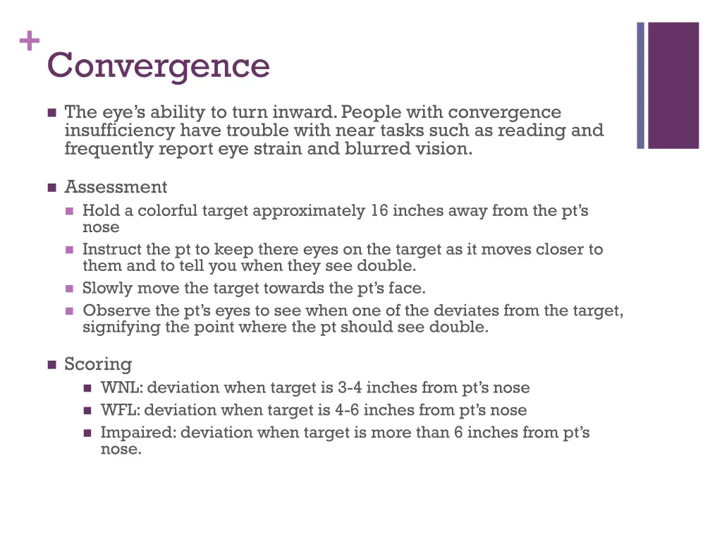 convergence