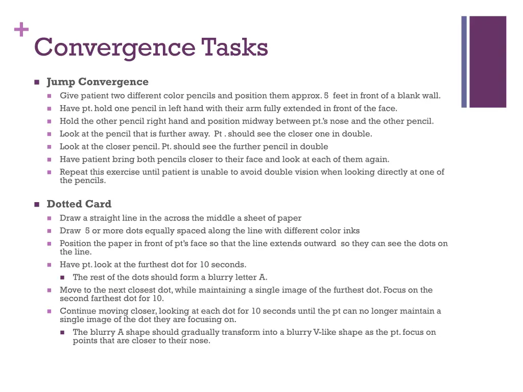convergence tasks