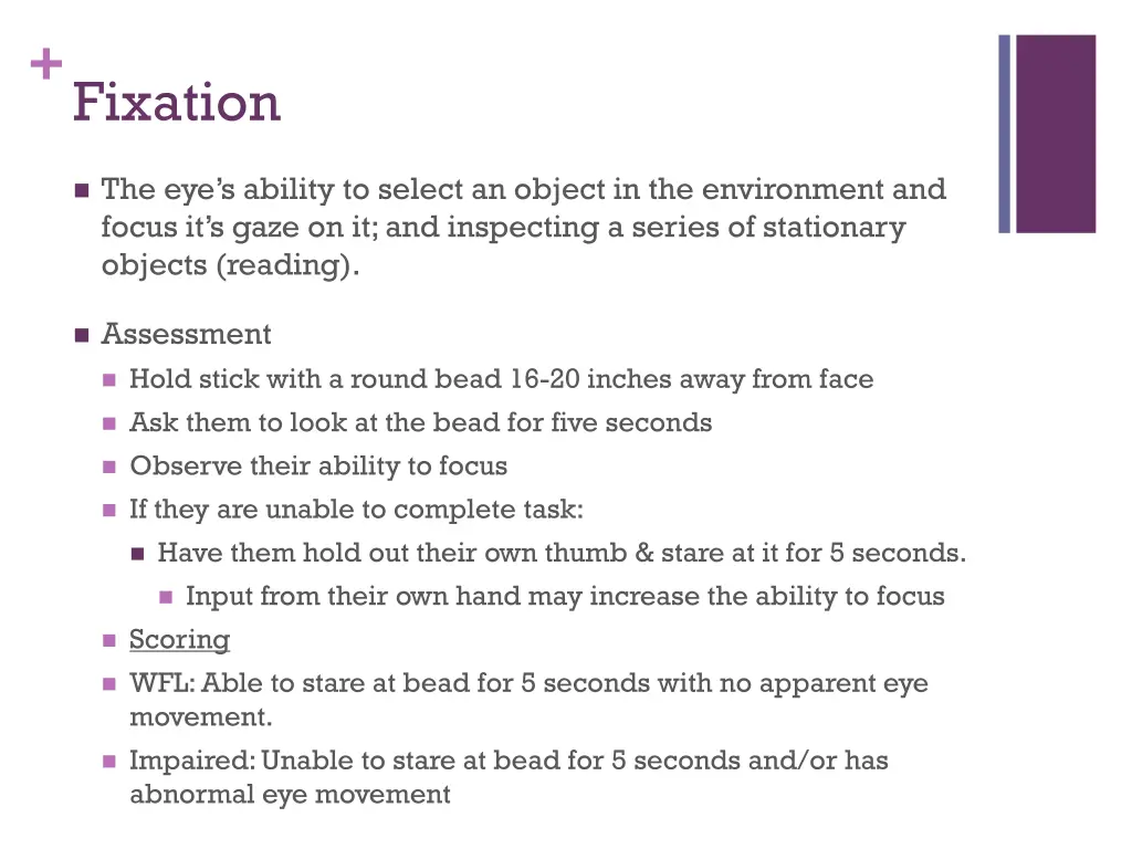 fixation