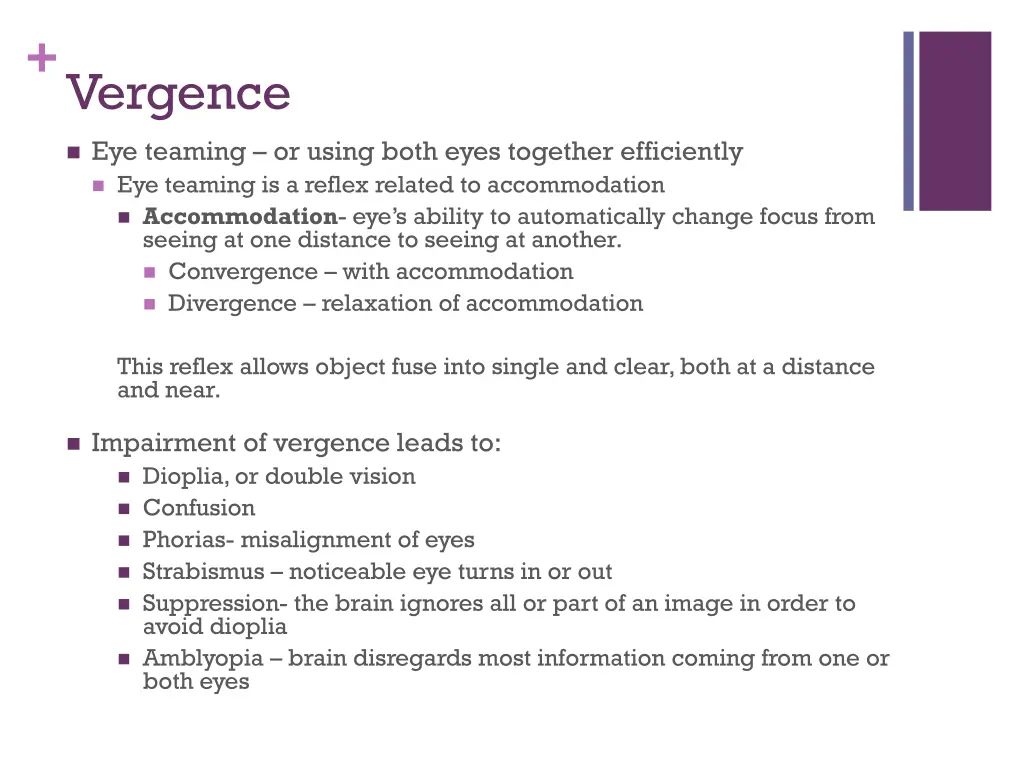 vergence