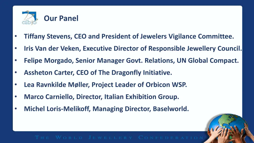 our panel