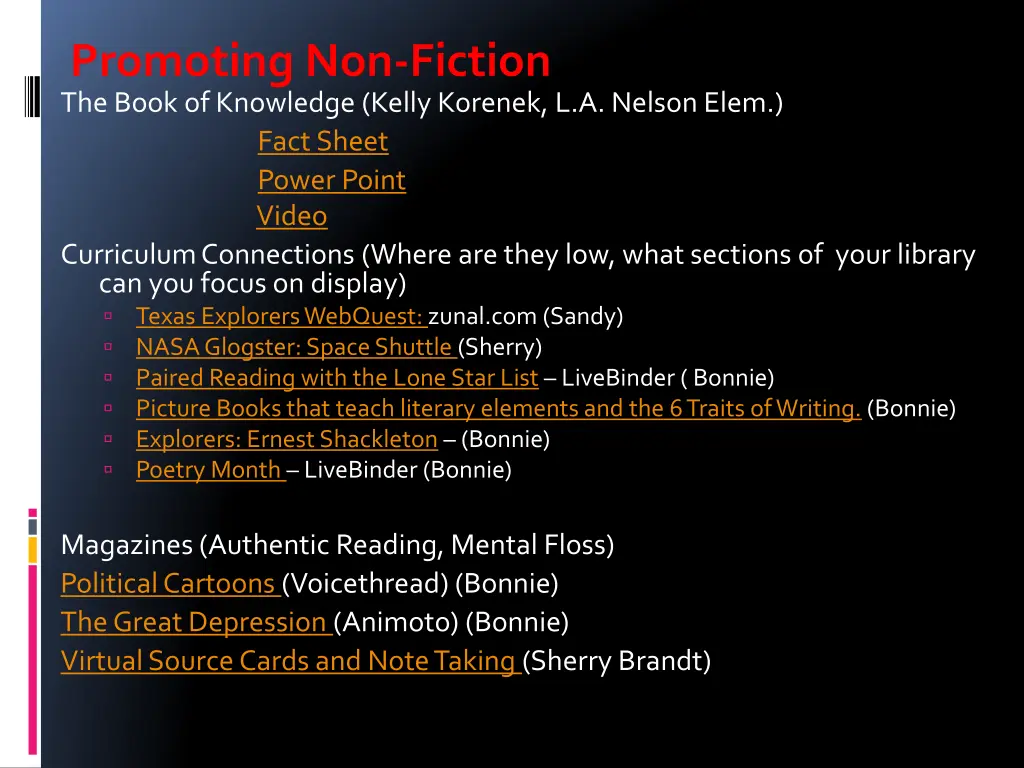 promoting non fiction
