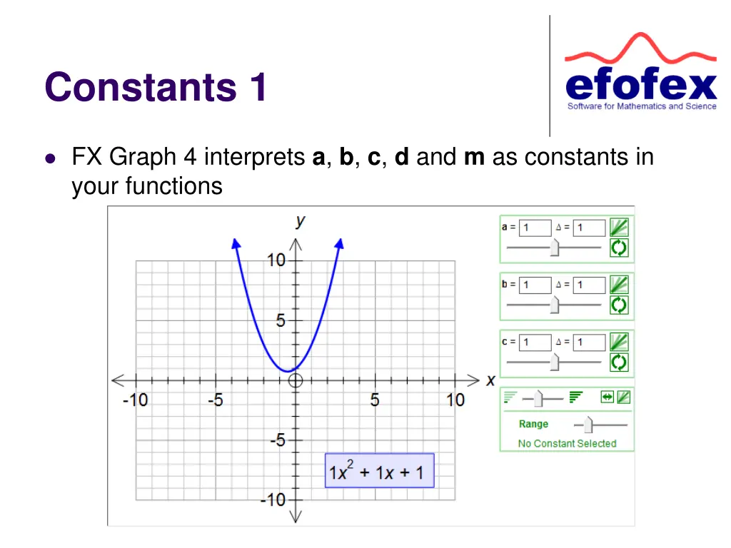 constants 1