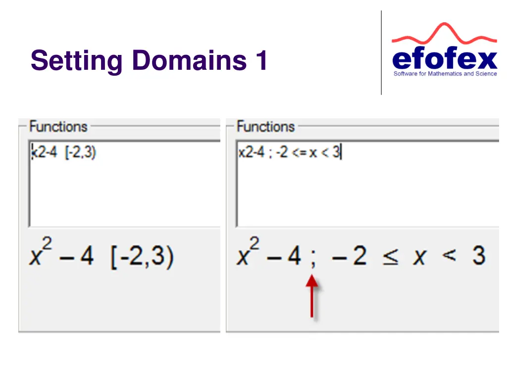 setting domains 1