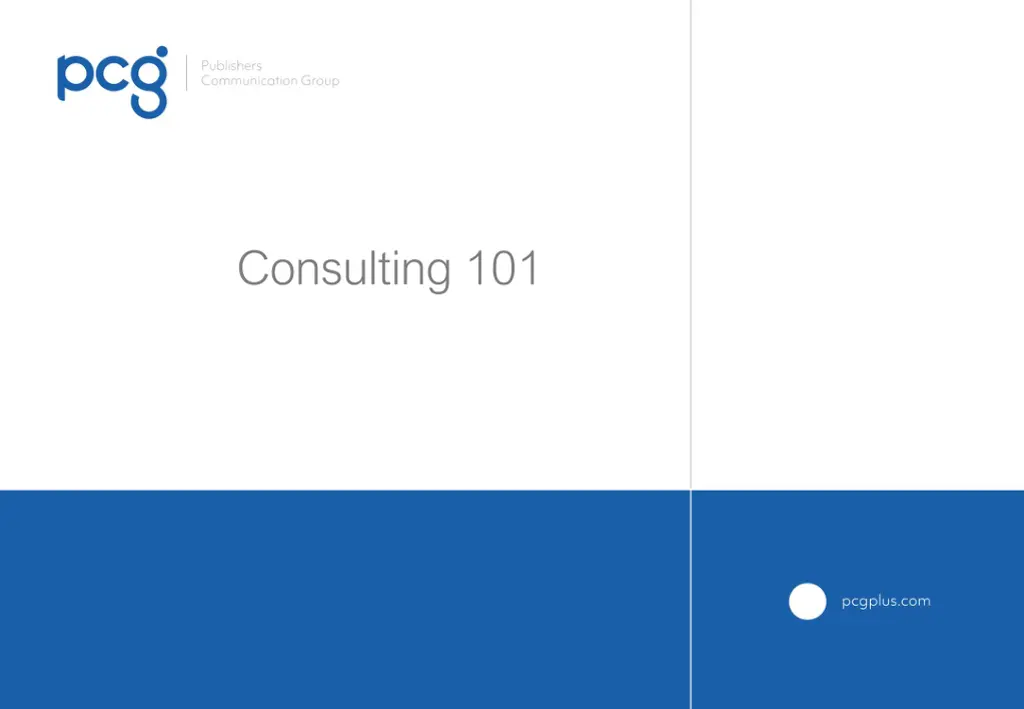 consulting 101