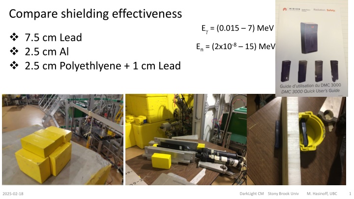 compare shielding effectiveness