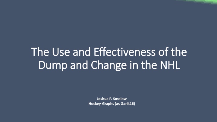 the use and effectiveness