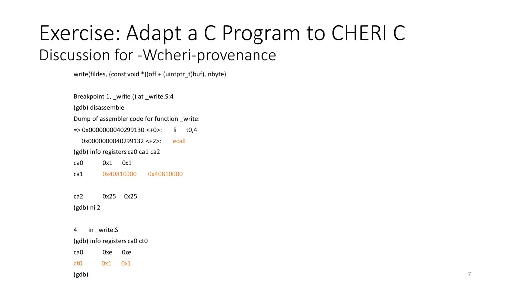 exercise adapt a c program to cheri c discussion 1