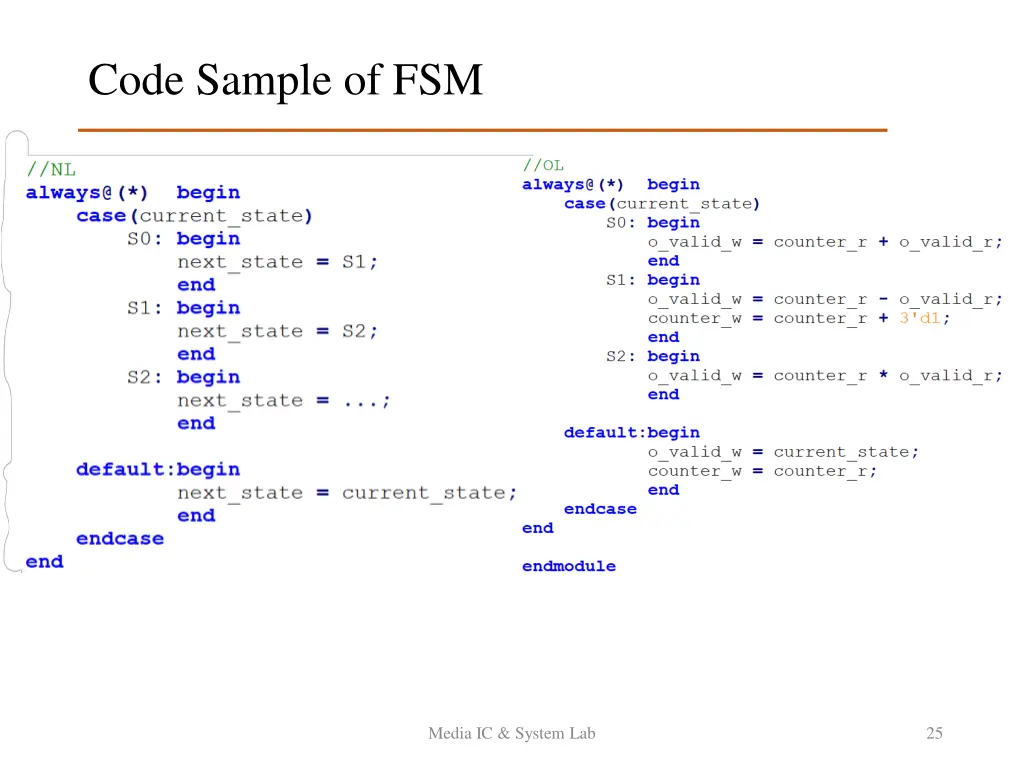 code sample of fsm 1