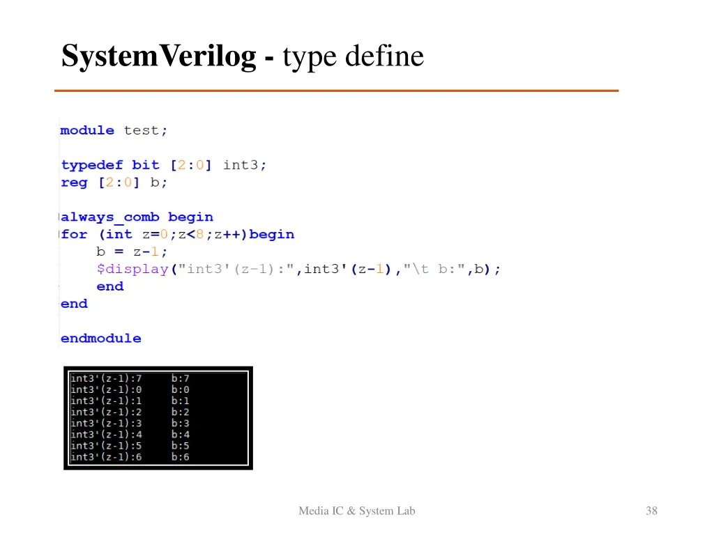 systemverilog type define