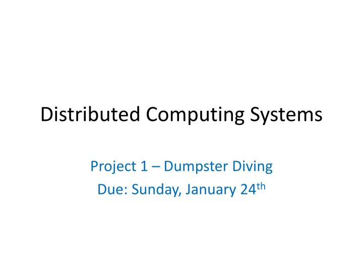 distributed computing systems