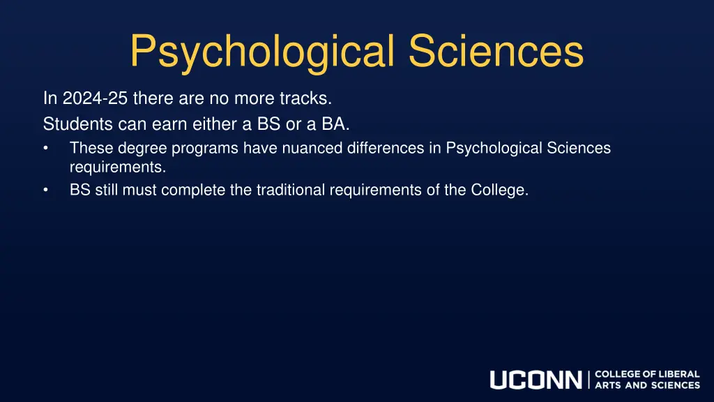 psychological sciences