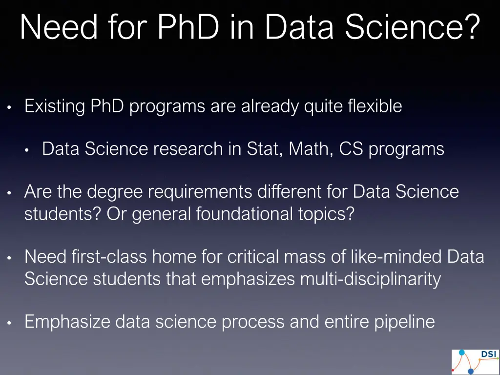 need for phd in data science