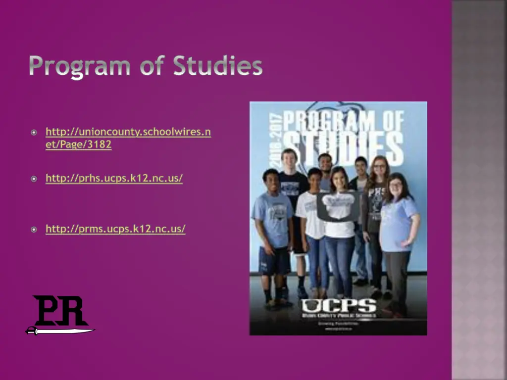 program of studies