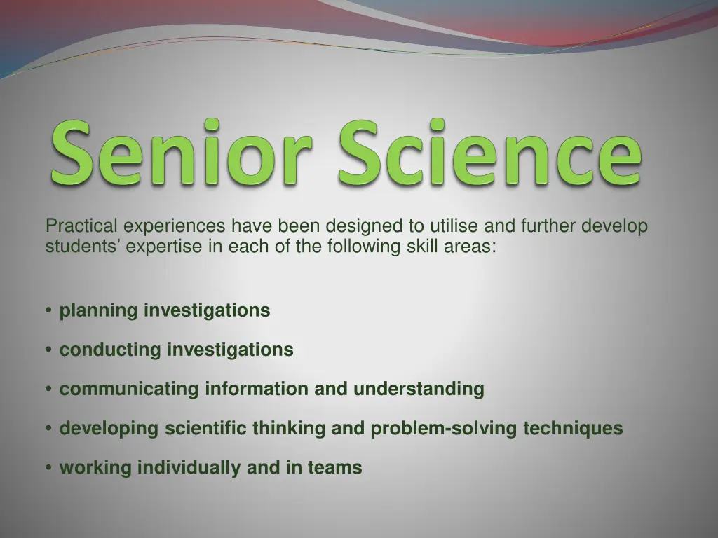 practical experiences have been designed 3