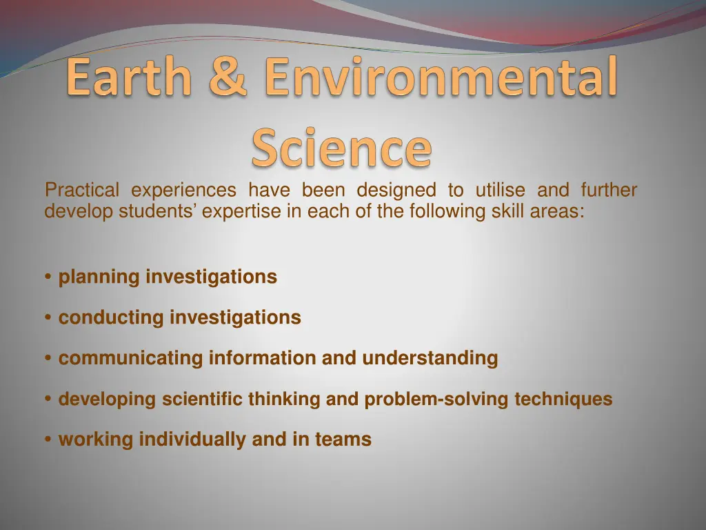practical experiences have been designed 4